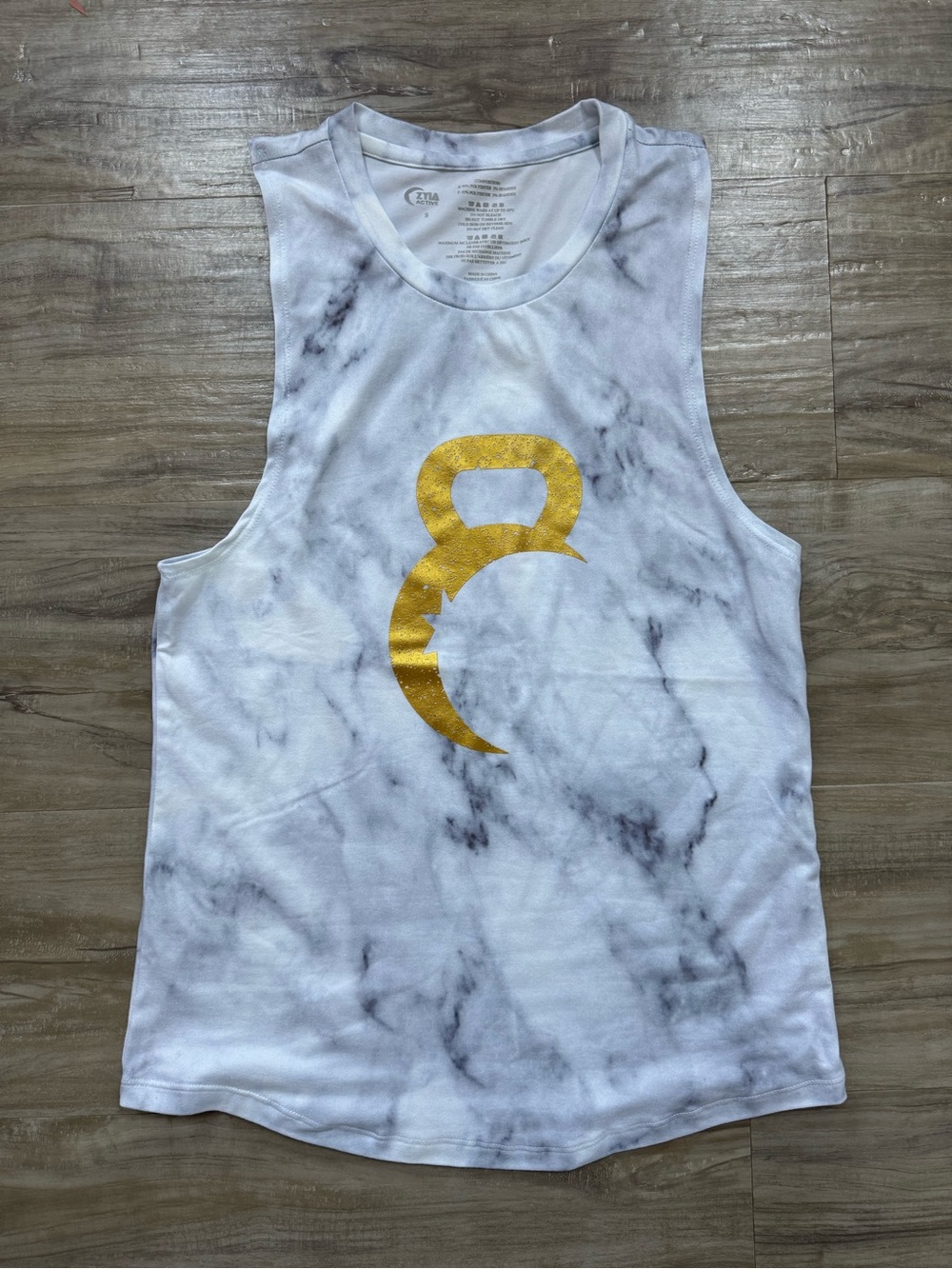 ZYIA Active Kettle Moon Marble-Effect Tank Top